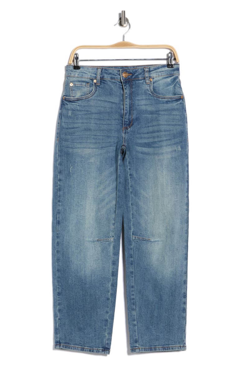 Harley Ultra High Rise Barrel Leg Jeans, Alternate, color, LINDEN