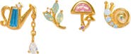 Girls Crew Garden Girl Set of 4 Assorted Single Stud Earrings