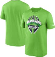 Nike Men's Nike Neon Green Seattle Seahawks Legend Icon Performance T-Shirt