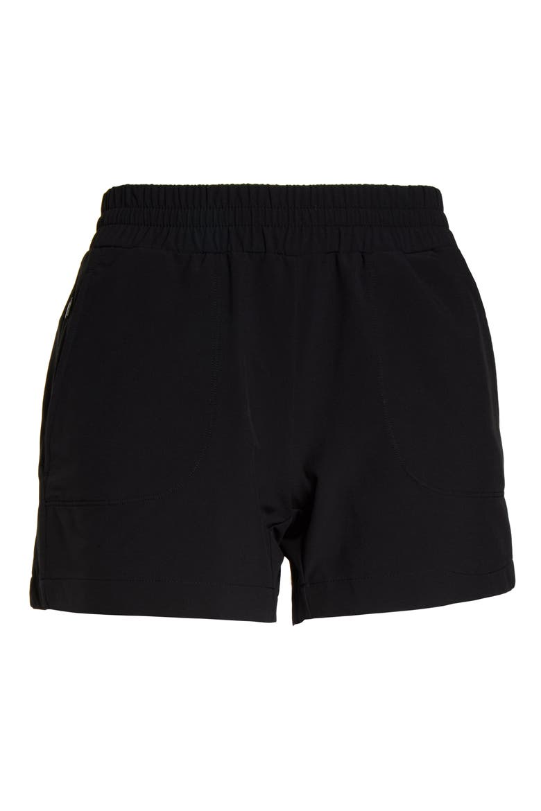 Community Canyon Shorts, Alternate, color, BLACK