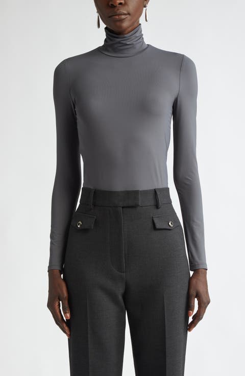 Nuda Jersey Turtleneck Top