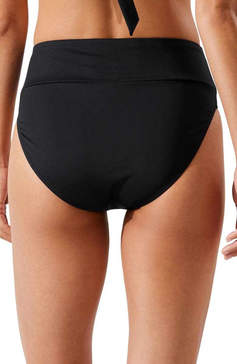 Tommy Bahama Palm Modern High Waist Bikini Bottoms, Alternate, color,