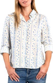 Billy T Cotton Blend Button-Up Shirt