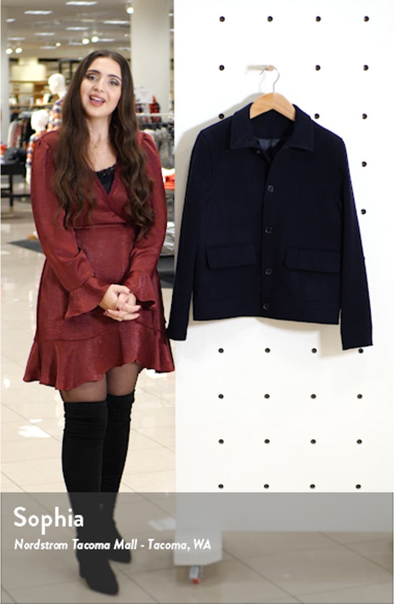 Wool & Cashmere Bomber Jacket, sales video thumbnail