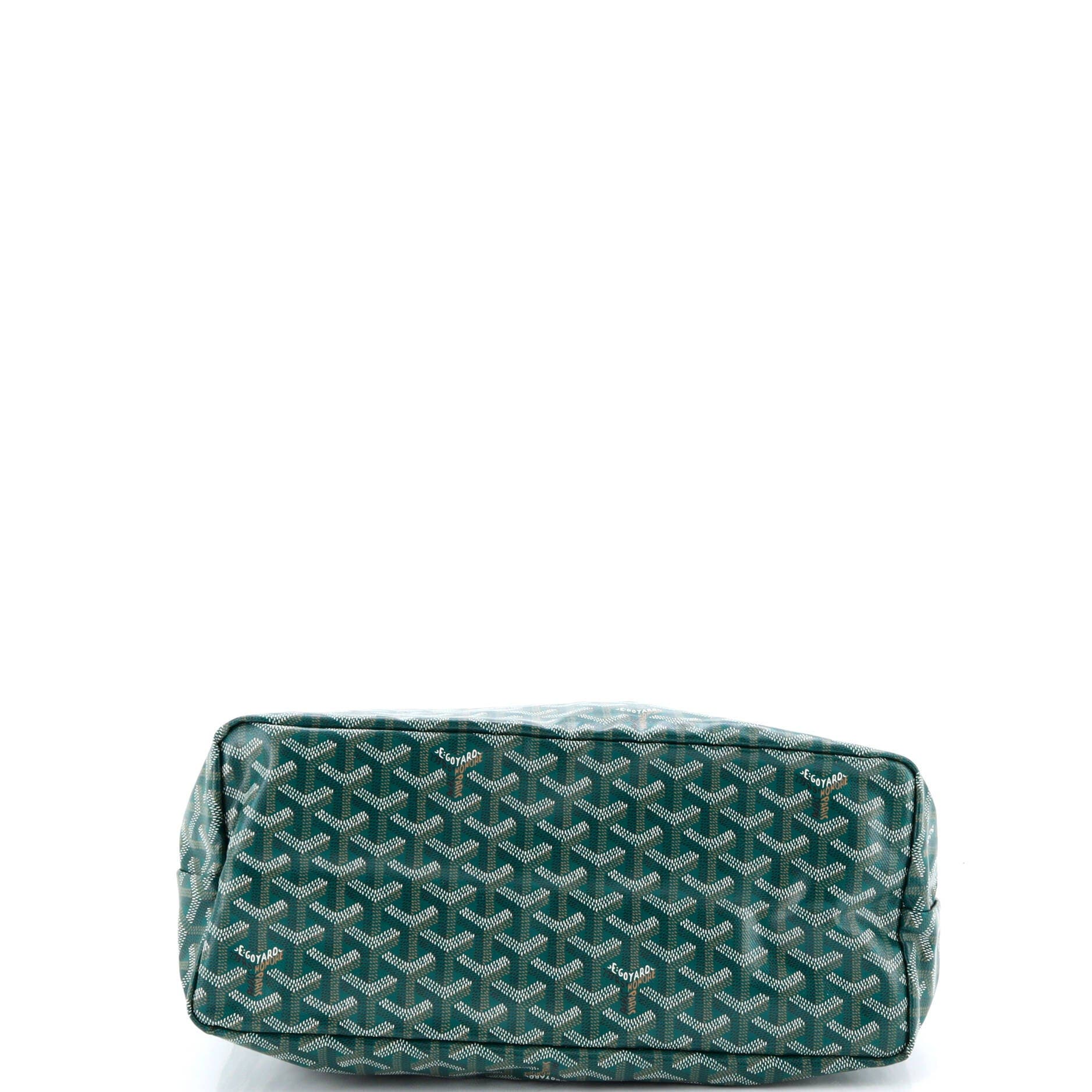 Pre-Owned Goyard Saint Louis Tote Coated Canvas PM, Alternate, color, Green