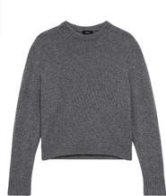 Theory Cashmere Crewneck Crop Sweater