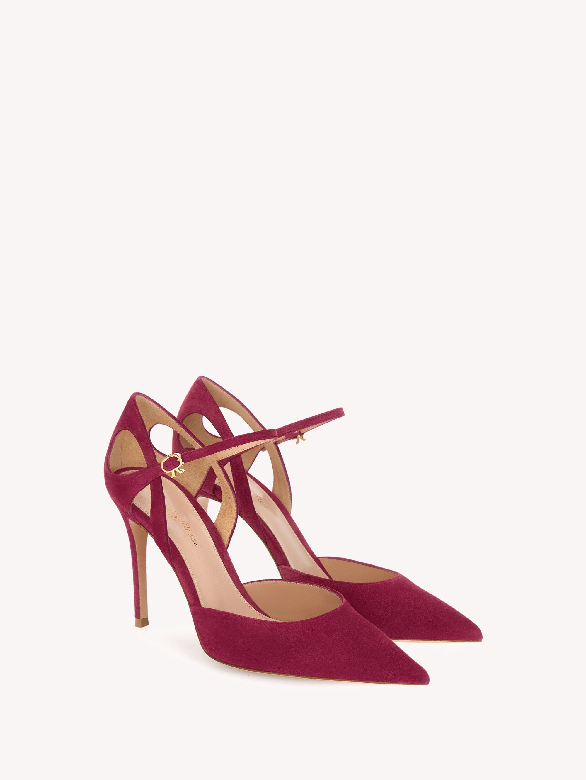 Charlotte Pump, Alternate, color, Fuchsia Suede Leather