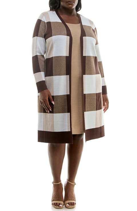 Long Leopard Print Cardigan