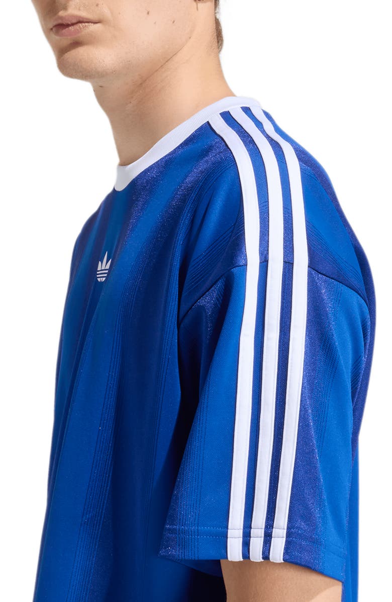 adidas Adicolor Recycled Polyester Jacquard Jersey, Alternate, color, Collegiate Royal