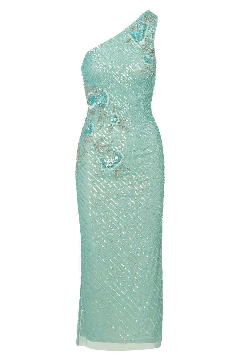 aqua one shoulder sequin dress Aqua Womens Sequined Mini Cocktail And Party Dress, Copper
