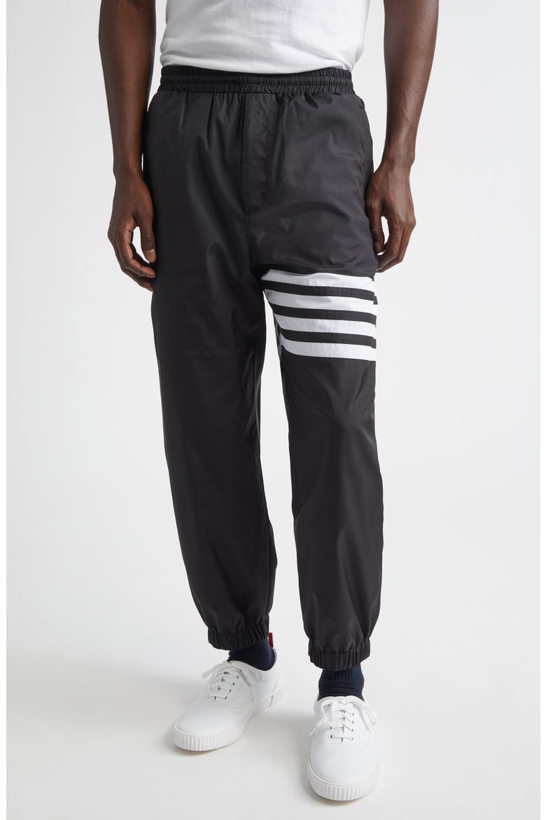 4-Bar Track Pants, Main, color, BLACK