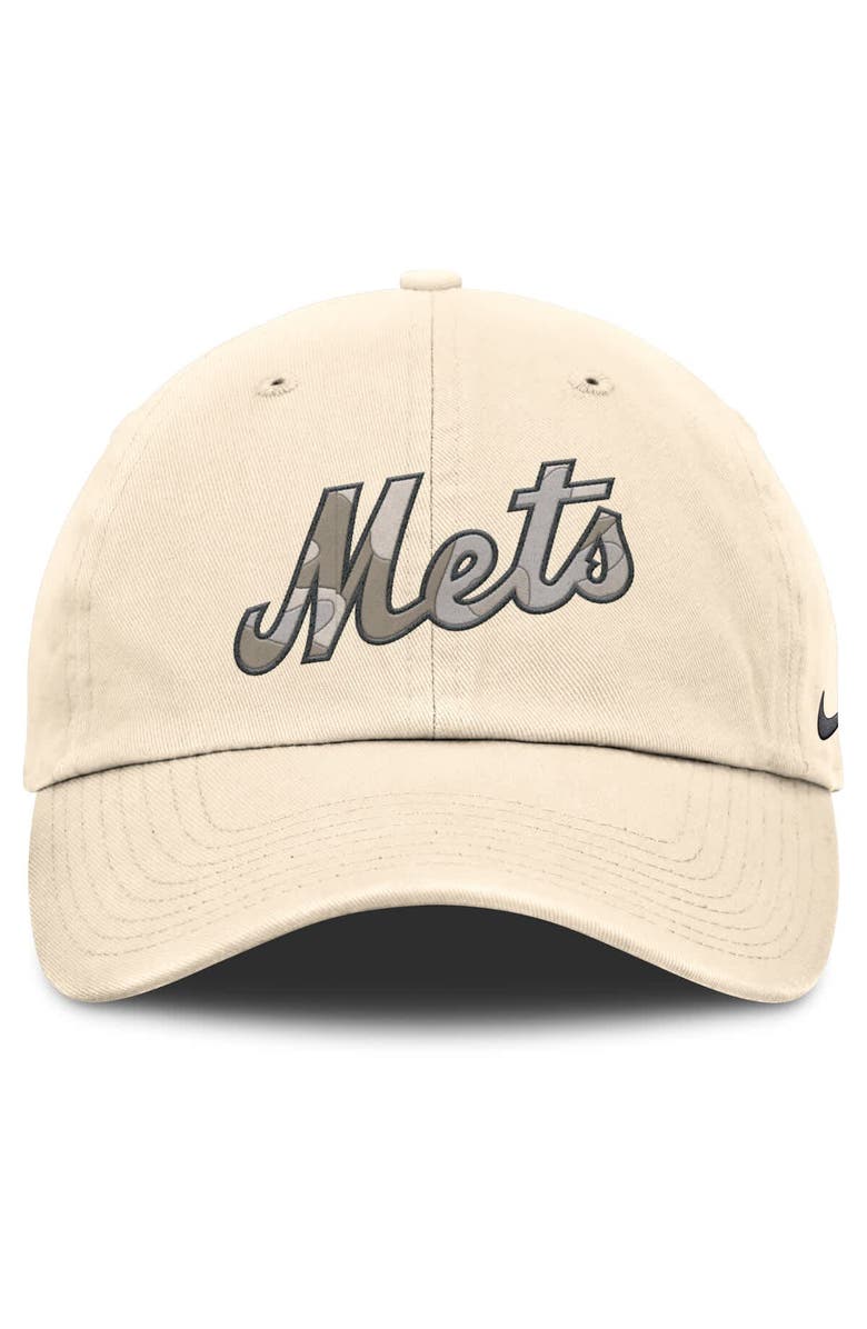 Nike Men's Nike Natural New York Mets Camo Pack Club Adjustable Hat, Alternate, color, Natural