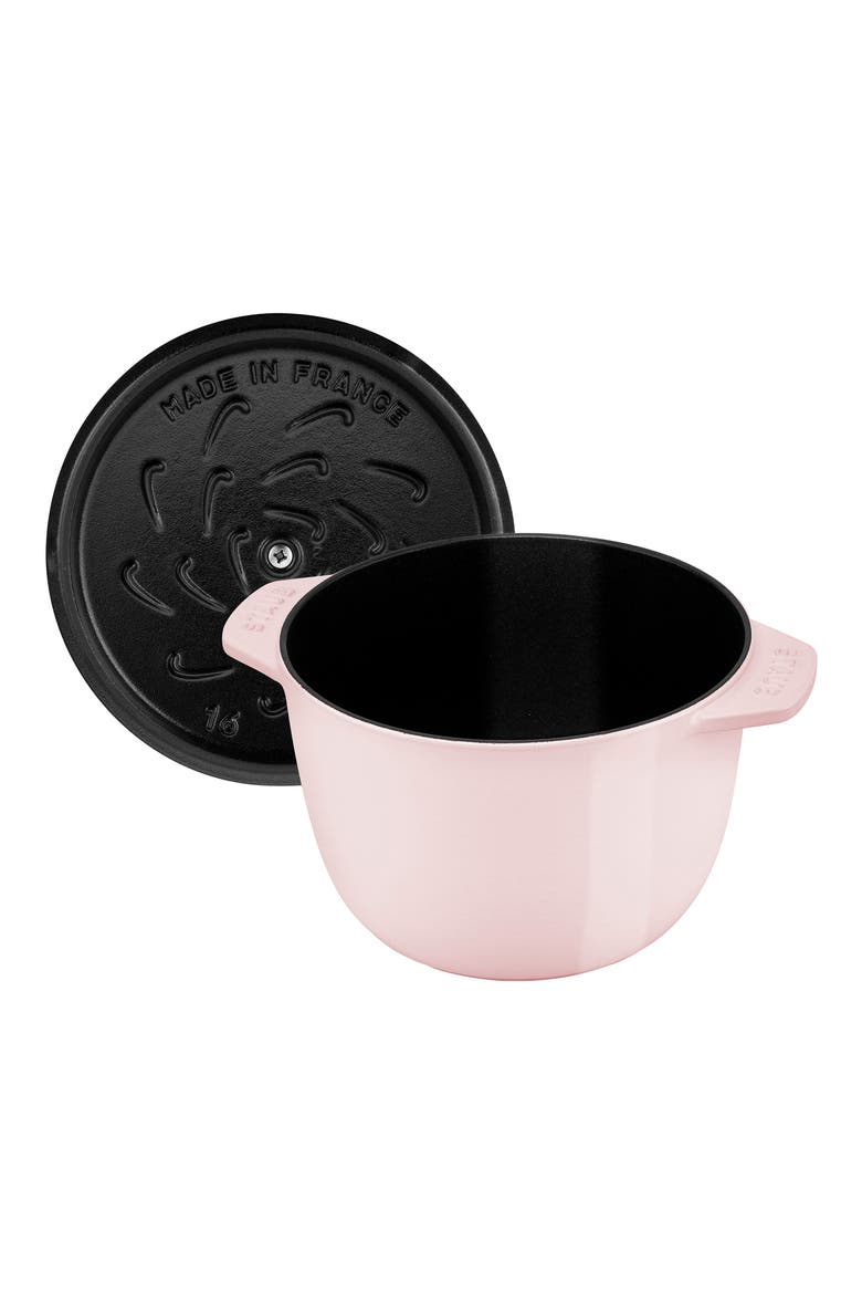 1.5-Quart Enameled Cast Iron Petite French/Dutch Oven, Alternate, color, PEONY PINK