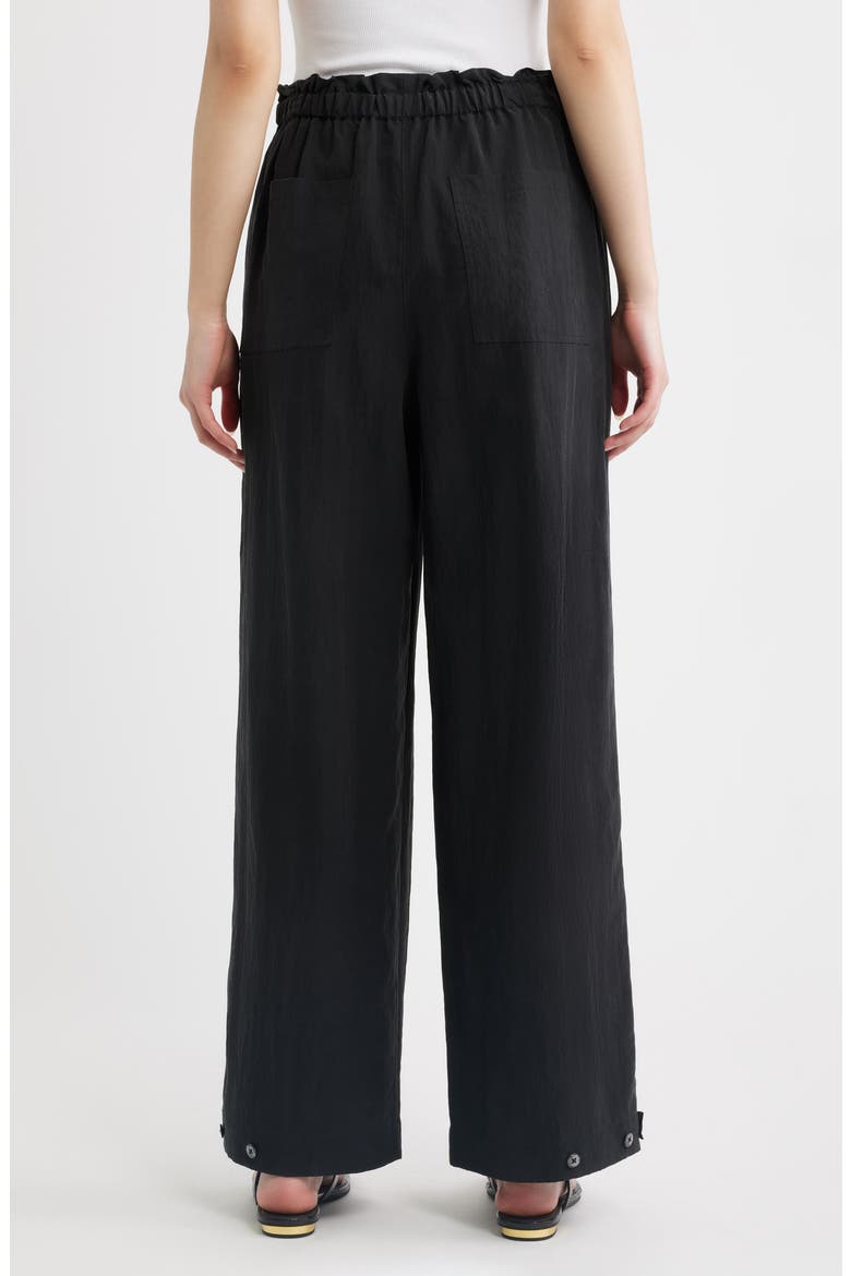 Fulham Wide Leg Pants, Alternate, color, BLACK