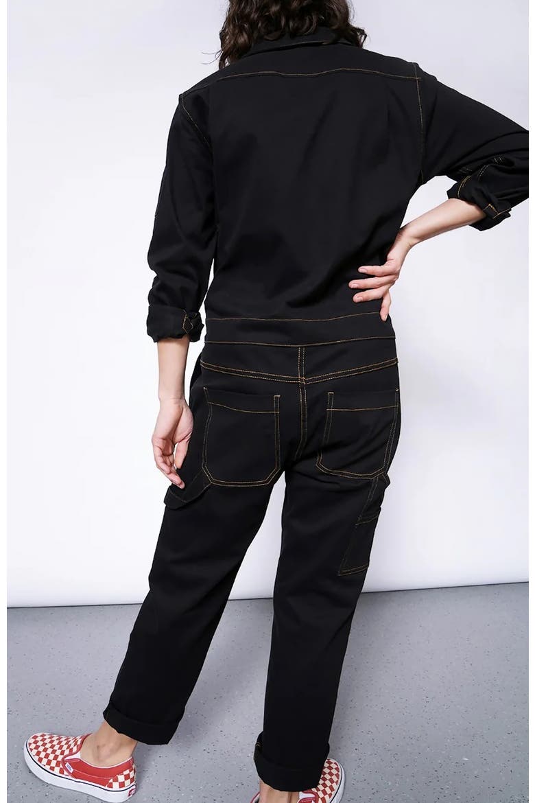 The Essential Long Sleeve Coverall, Alternate, color, BLACK