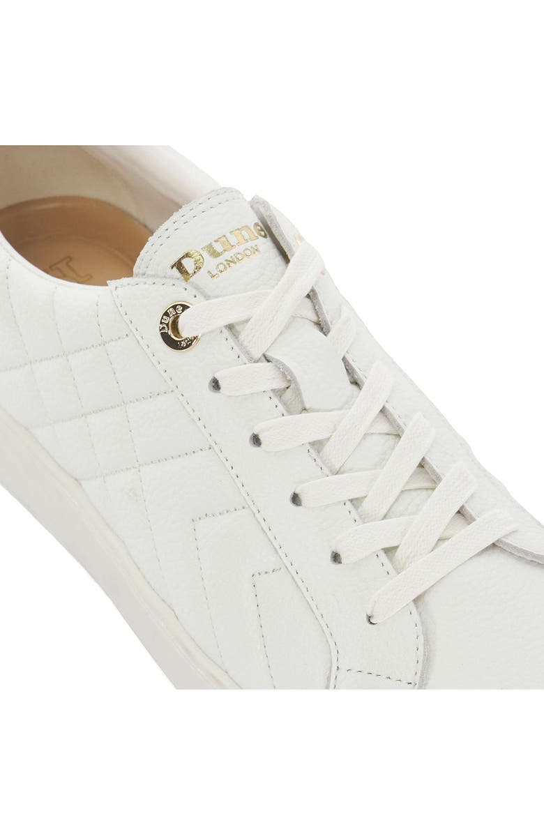 Dune London Egent Sneaker, Alternate, color, White