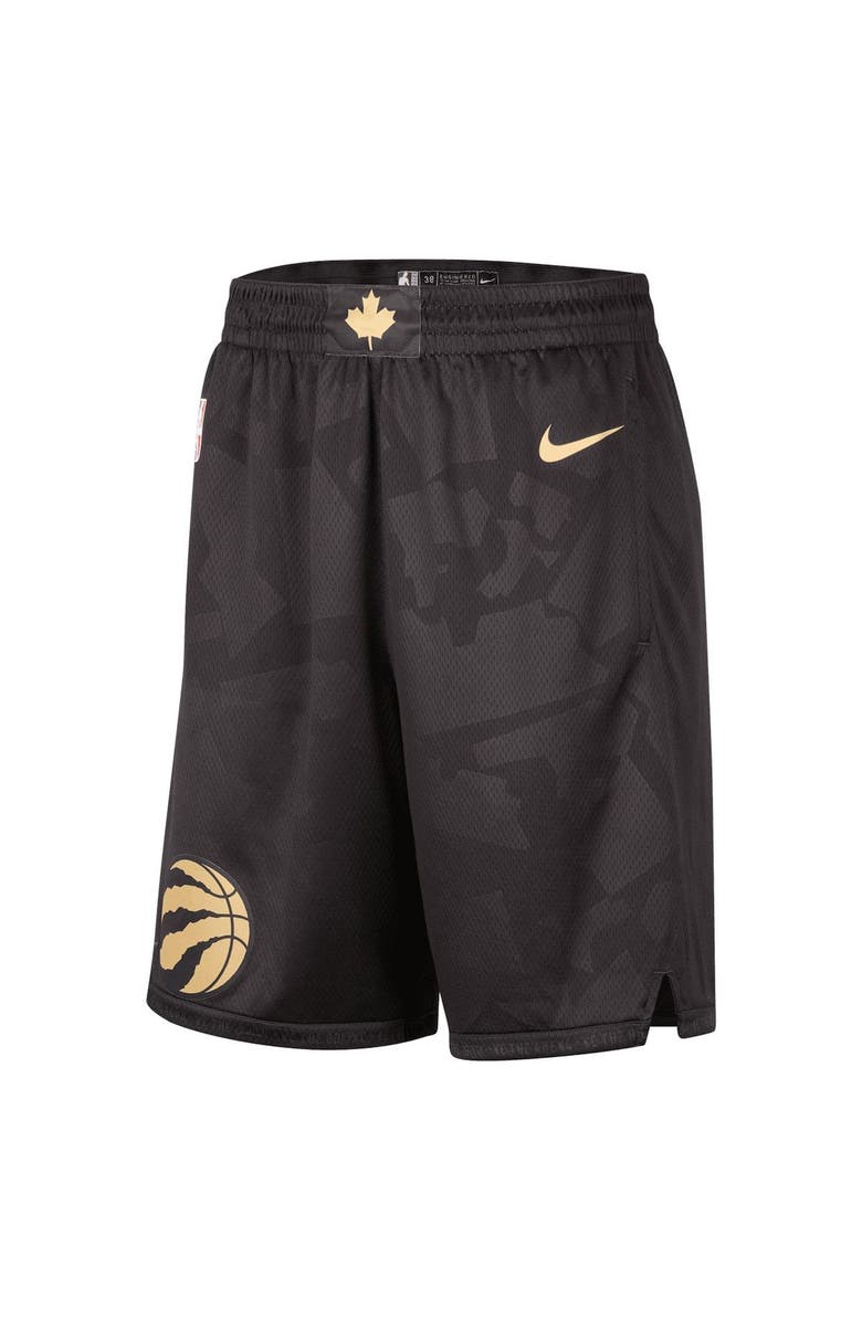 Nike Men's Nike Black Toronto Raptors 2022/23 City Edition Swingman Shorts, Alternate, color, 
