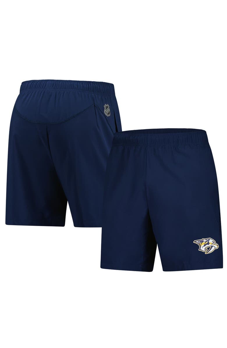 FANATICS Men's Fanatics  Navy Nashville Predators Tech Training Shorts, Main, color, 