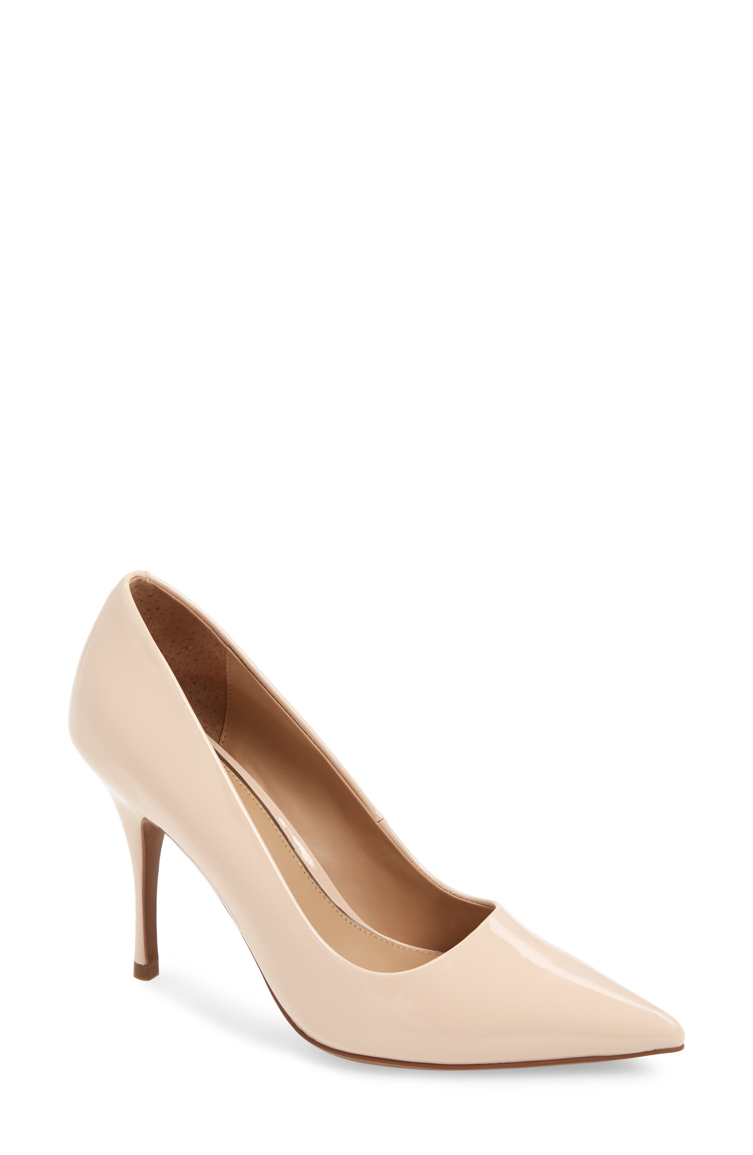 Payton Pointy Toe Pump, Main, color, BEIGE LEATHER