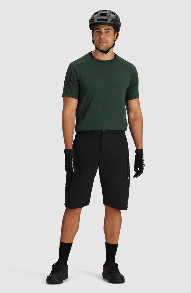 Outdoor Research Freewheel MTB Ride Shorts, Alternate, color, Black