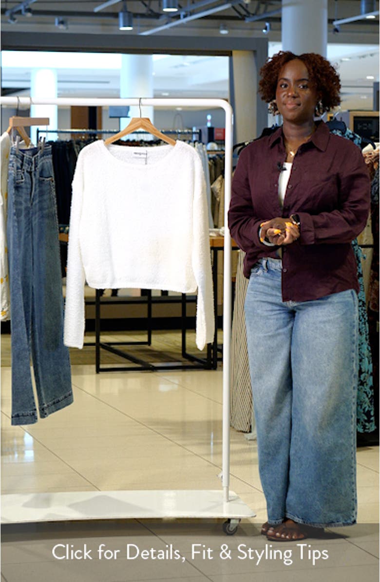 Riala Boatneck High-Low Sweater, sales video thumbnail