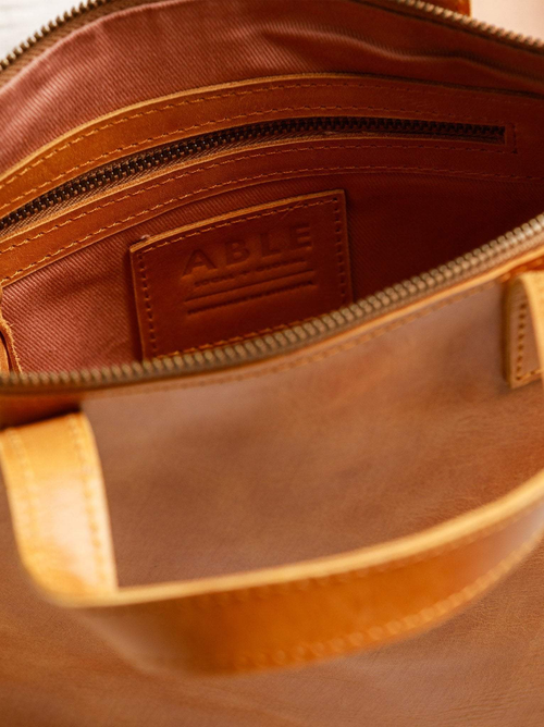 Able Abera Backpack In Cognac