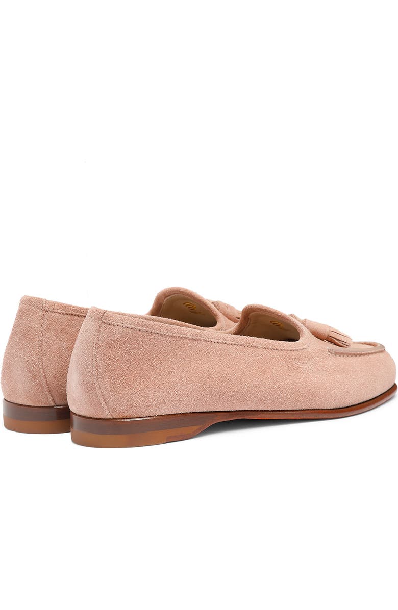 Santoni Women's suede Andrea tassel loafer, Alternate, color,