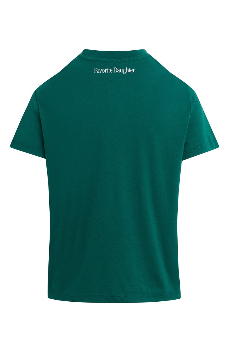 Favorite Daughter The Favorite Aunt T-Shirt, Alternate, color, Rainforest/ White