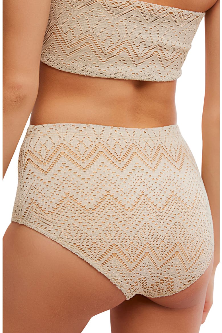 Billie High Waist Bikini Bottoms, Alternate, color, SAND