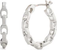COACH Signature C Small Hoop Earrings