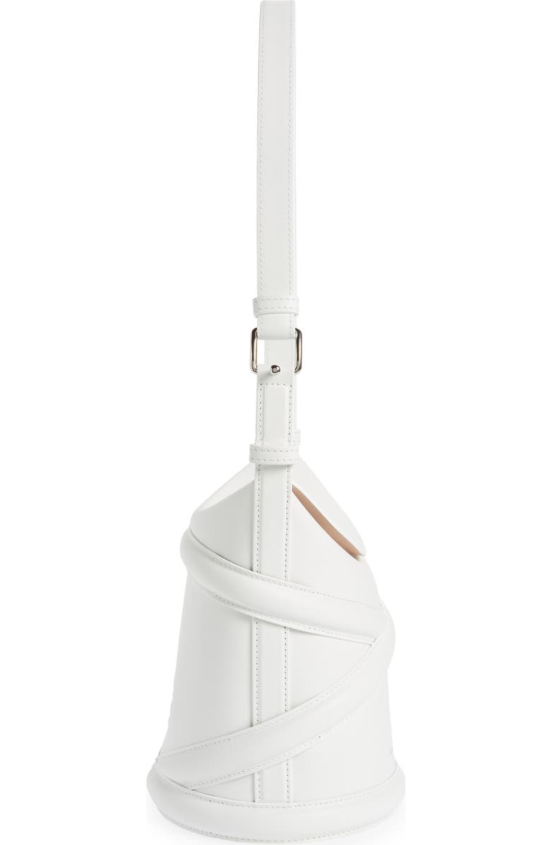 McQueen Alexander McQueen Small The Curve Leather Shoulder Bag, Alternate, color,