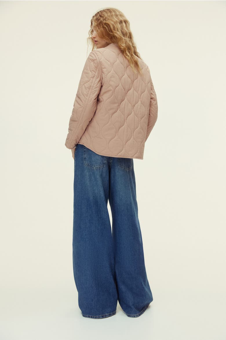 Quilted Jacket, Alternate, color, Beige