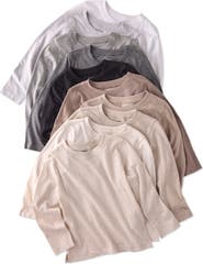 BUTTERBLU Kids' London 5-Pack Assorted Organic Cotton T-Shirts