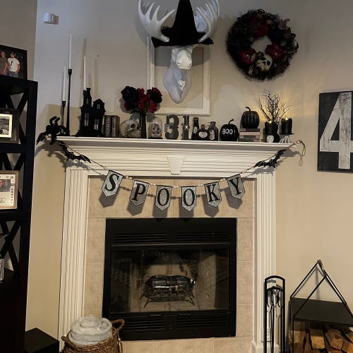 Northlight 7ft Metal Spooky Halloween Bat Decoration In Gray