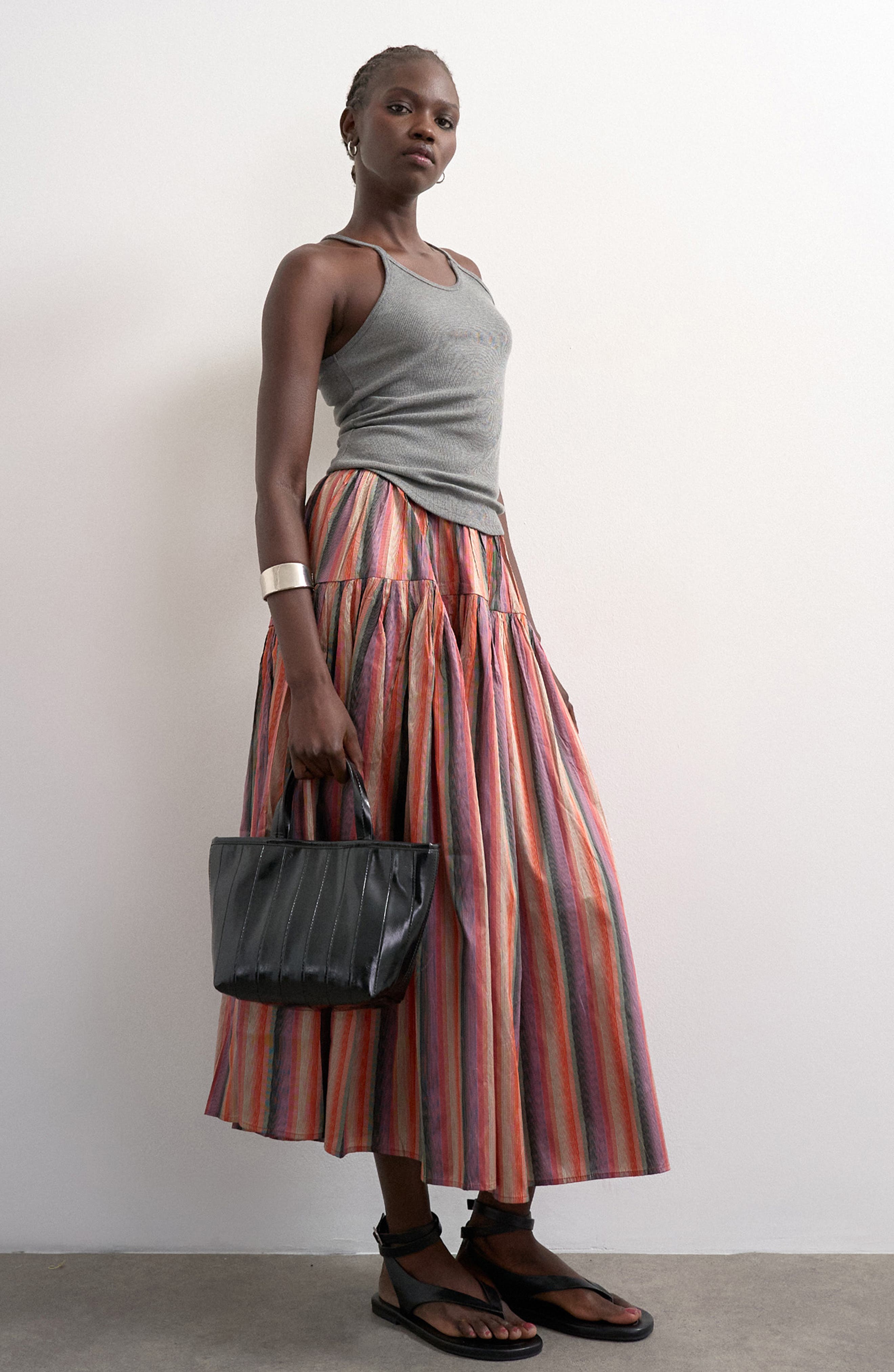 Striped Taffeta Skirt (Women) | Nordstrom