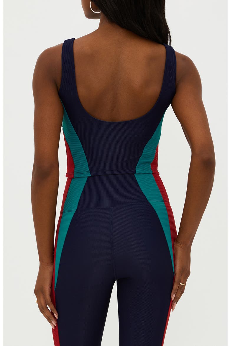 Grayson Rib Colorblock Crop Tank, Alternate, color, ULTRAMARINE COLORBLOCK