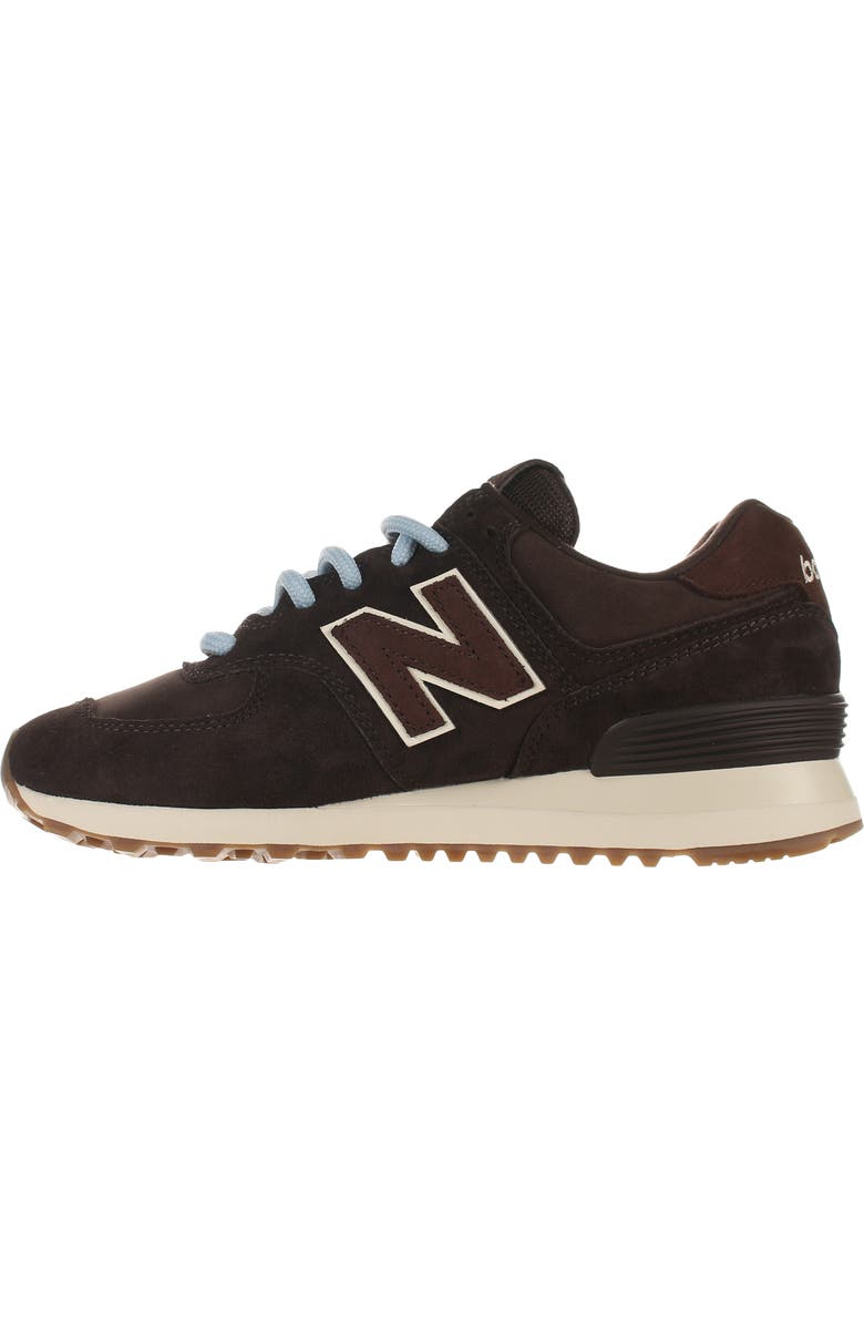 New Balance 574 Sneaker, Alternate, color, Black Coffee/ Angora