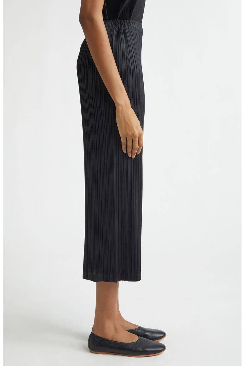 Thicker Bottoms 1 Pleated Skirt, Alternate, color, BLACK