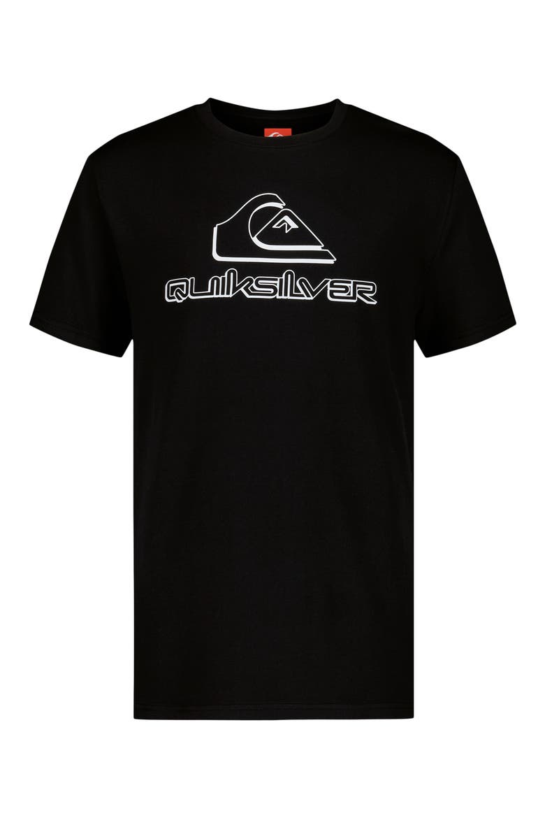 Kids' Logo Surf T-Shirt, Main, color, BLACK