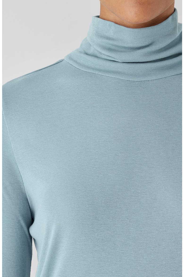 Scrunch Neck Top, Alternate, color, BLUE STEEL