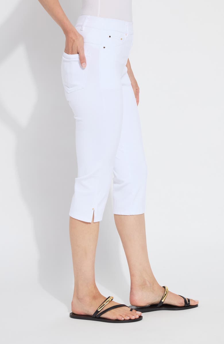 Lysse Granada High Waist Capri Jeans, Alternate, color, White