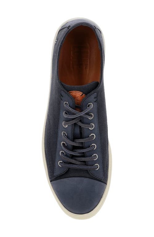 Frye Astor Cap Toe Low Top Sneaker In Indigo