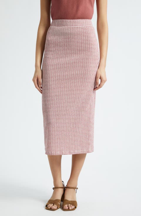 Stripe Midi Skirt