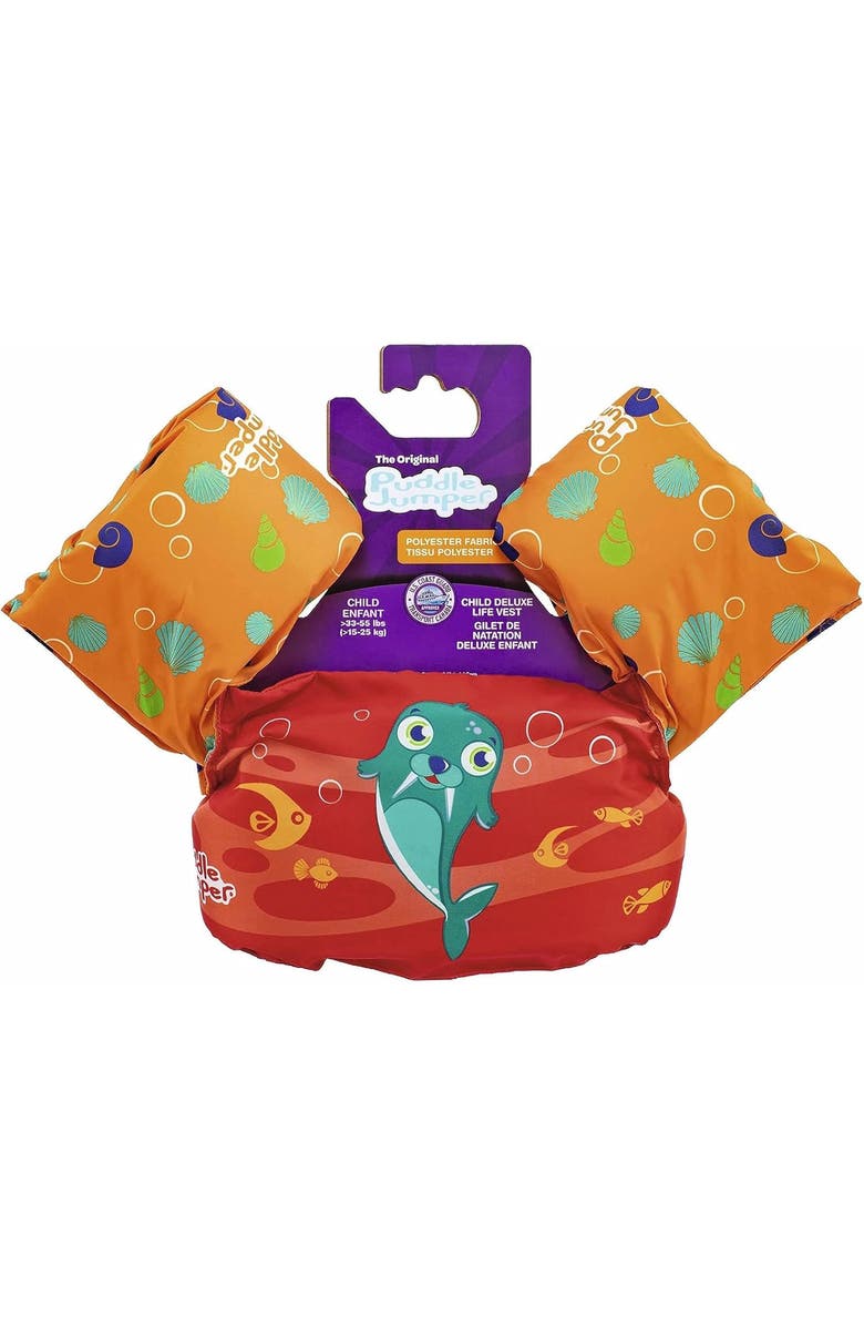 Puddle Jumper Child Deluxe Life Vest, Alternate, color, Multicolored