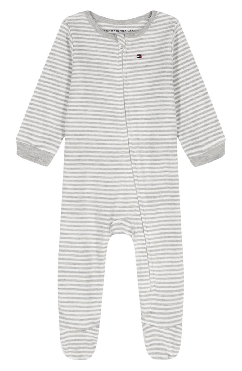 Tommy Hilfiger Stripe Footie, Main, color,