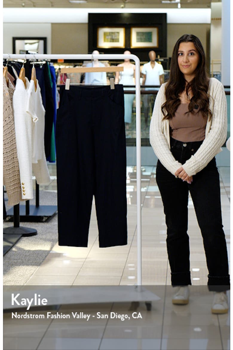 Banks Linen Blend Crop Pants video