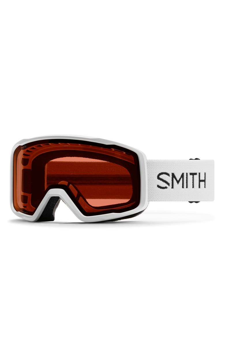 Smith Tribute Snow Goggles, Main, color, White