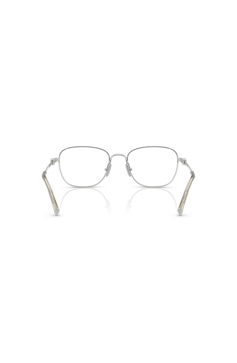 Miu Miu 51mm Square optical glasses, Alternate, color, Silver