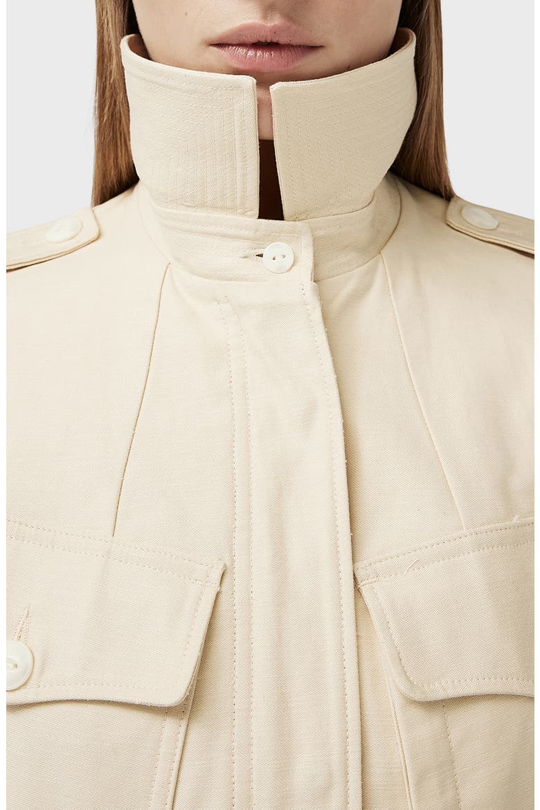 ICONS Lorenz Cotton Military Jacket, Alternate, color, ECRU