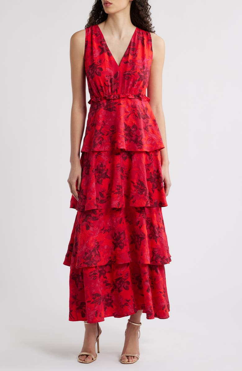 Floral Tiered Maxi Dress